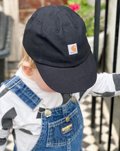 Load image into Gallery viewer, Carhartt Black Canvas Cap - Infant Size - Age 6-18 months