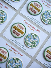 Load image into Gallery viewer, Tiny Human Club Embroidered Patch Set