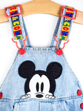 Load image into Gallery viewer, Vintage Disney Denim Mickey Mouse Dungarees - Age 18 months