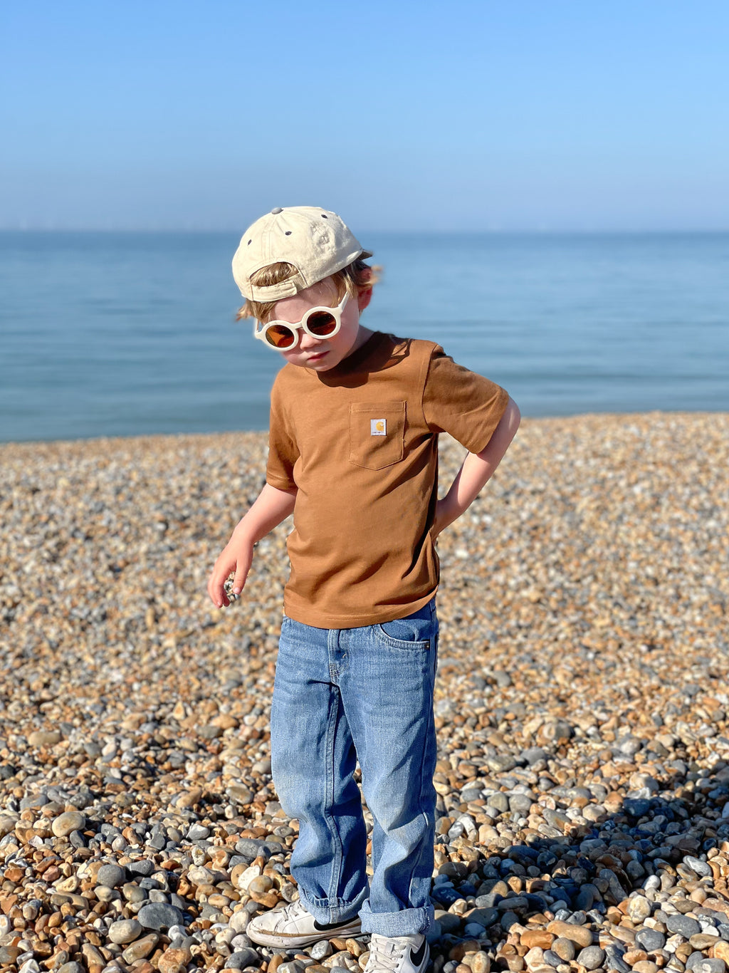 Carhartt Kids Brown T-Shirt - NEW WITH TAGS