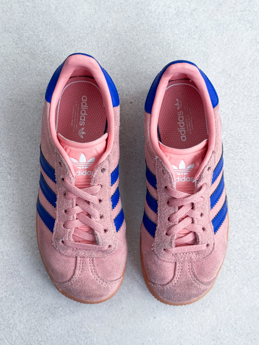 Adidas Gazelle Pink Trainers - UK Kids Size 11.5