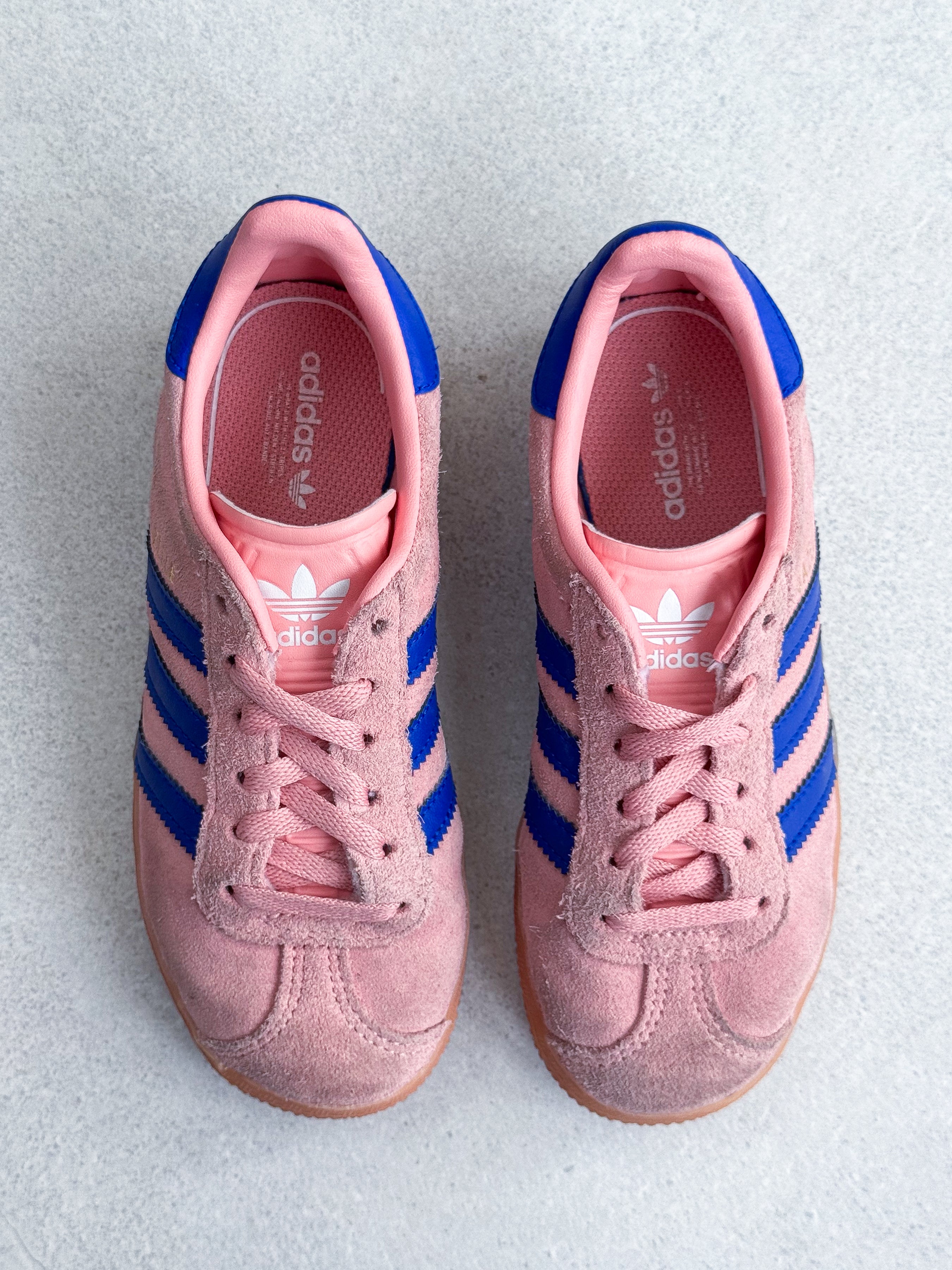 Adidas Gazelle Pink Trainers - UK Kids Size 11.5
