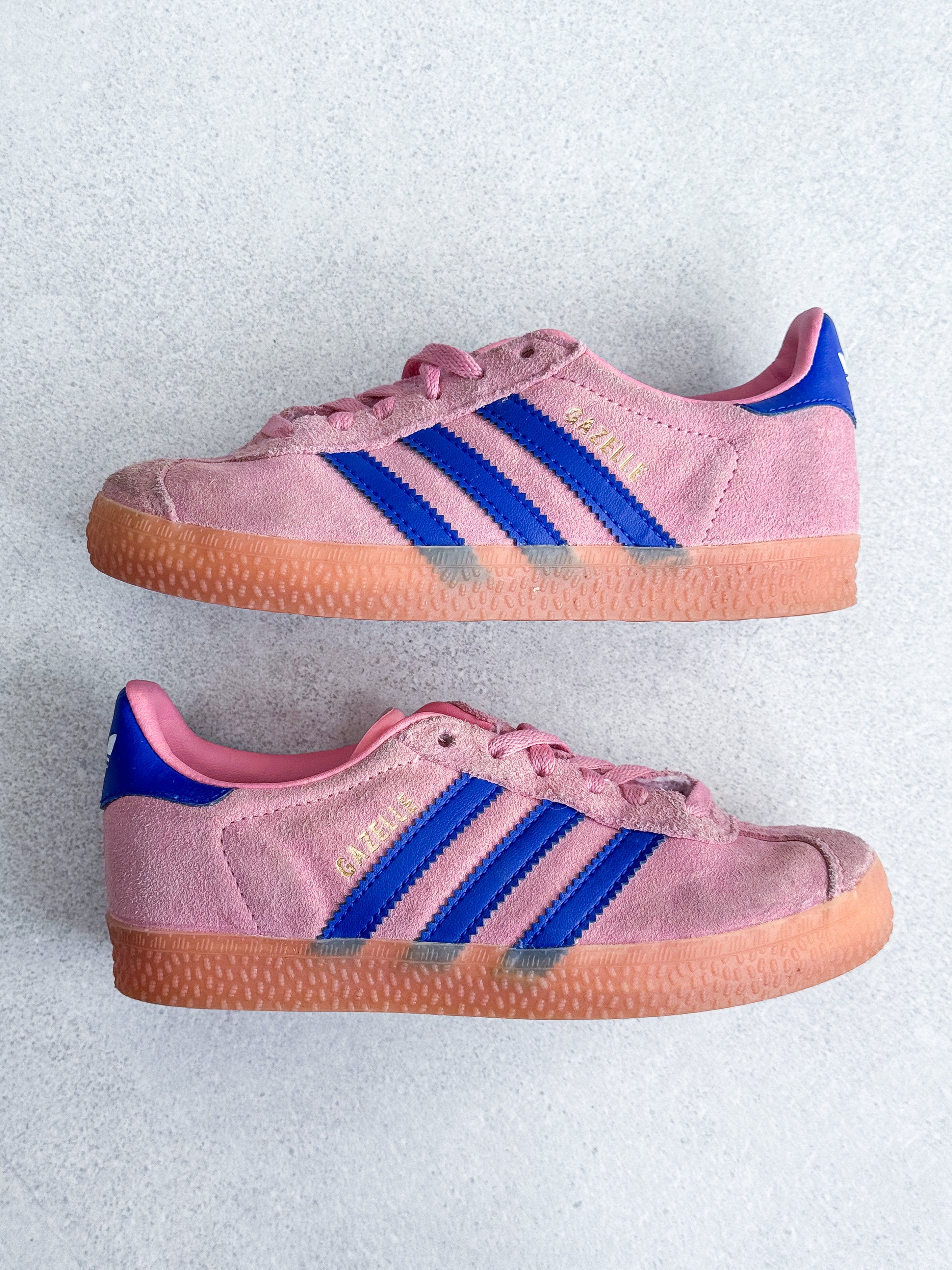 Adidas Gazelle Pink Trainers - UK Kids Size 11.5