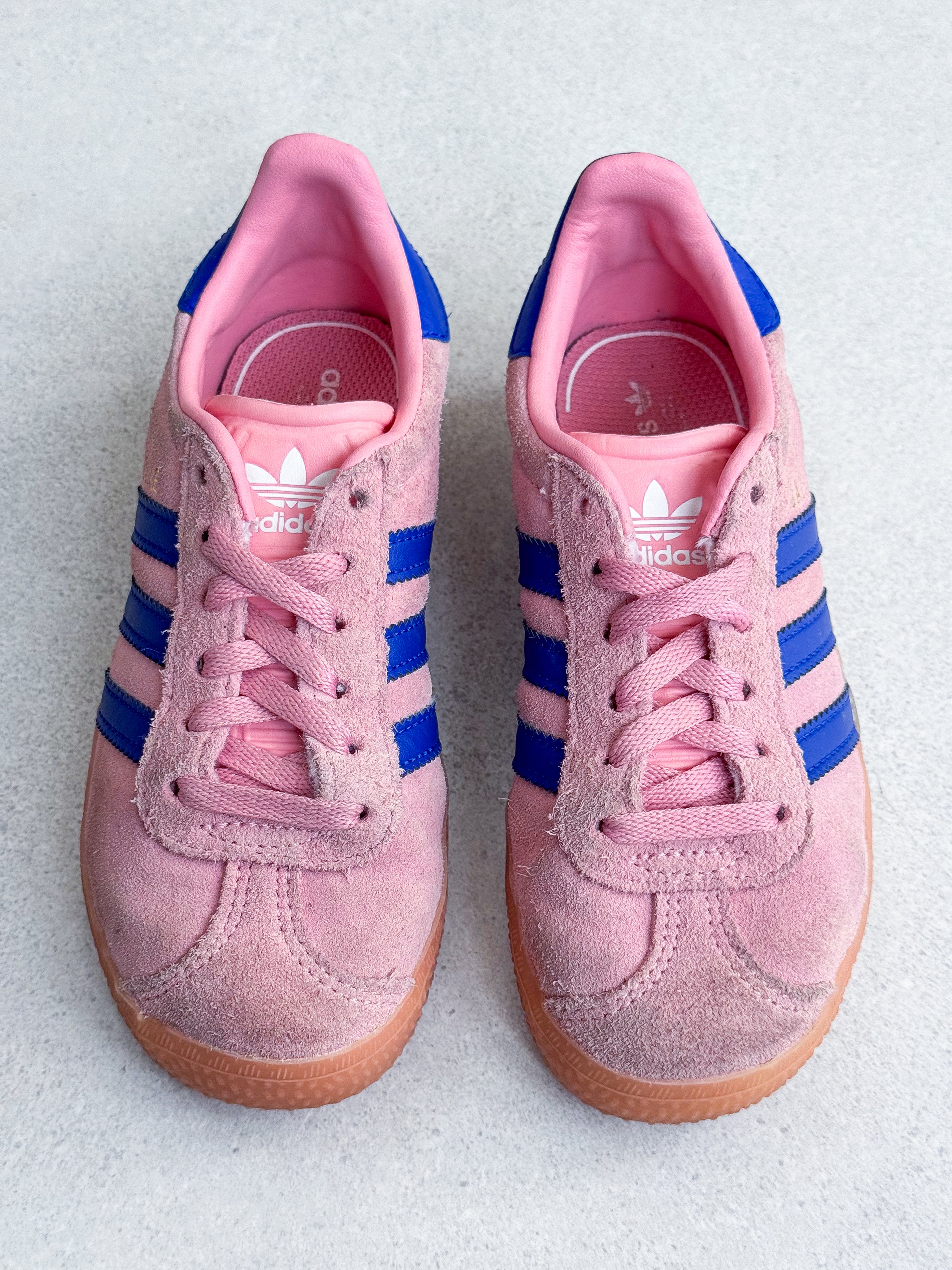 Adidas Gazelle Pink Trainers - UK Kids Size 11.5