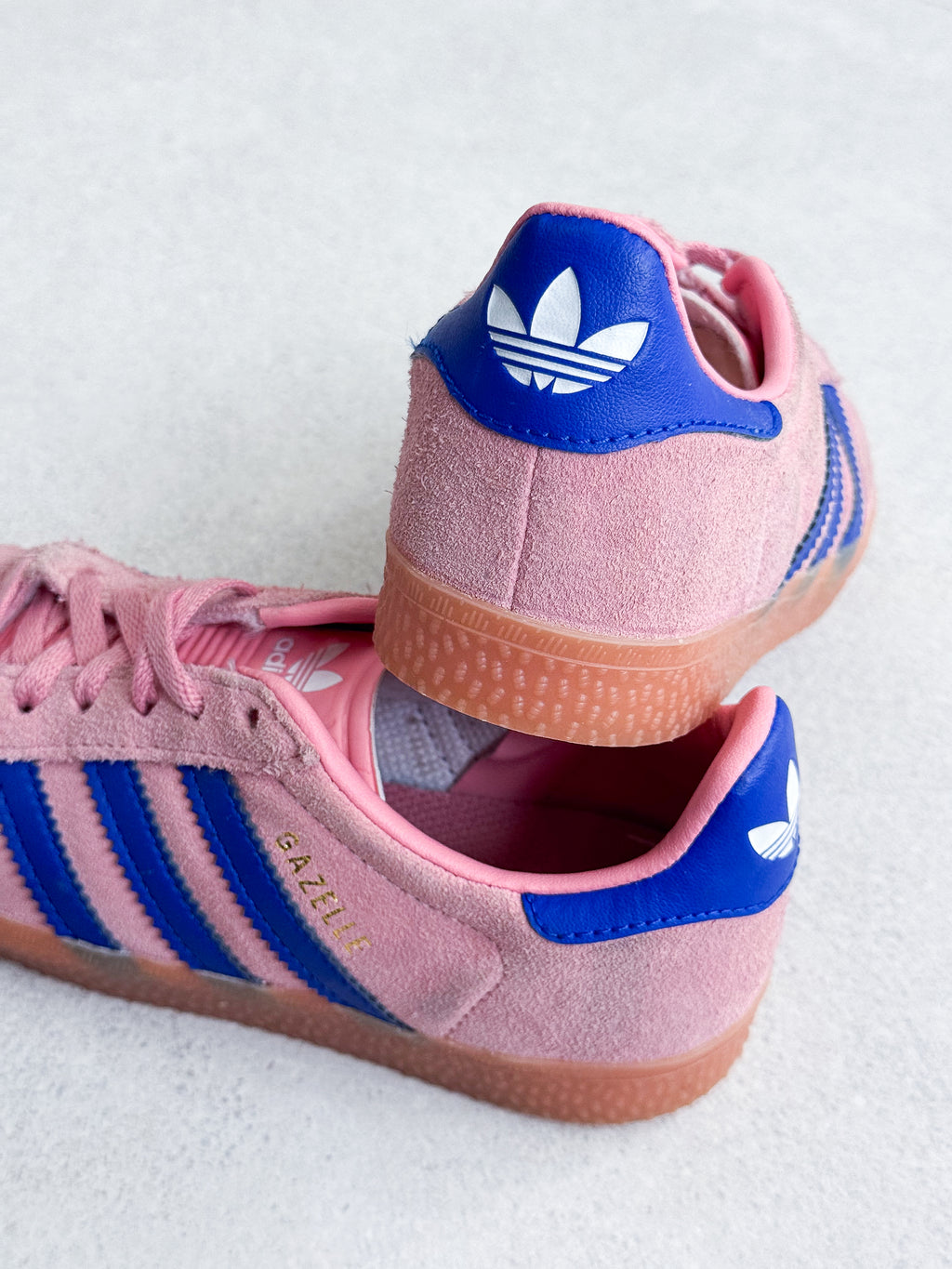 Adidas Gazelle Pink Trainers - UK Kids Size 11.5