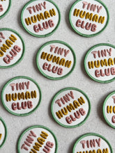 Load image into Gallery viewer, Tiny Human Club Embroidered Patch Greetings Card

