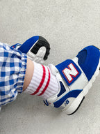 New Balance 574 Blue NEW-B Hook & Loop Trainers - UK Infant Size 3.5 - NEW IN BOX