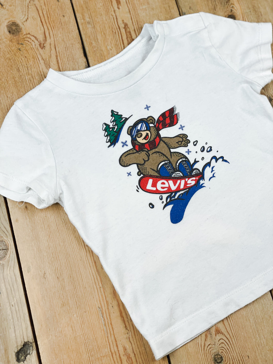 Levi's Skiing Bear T-Shirt - Age 9 months