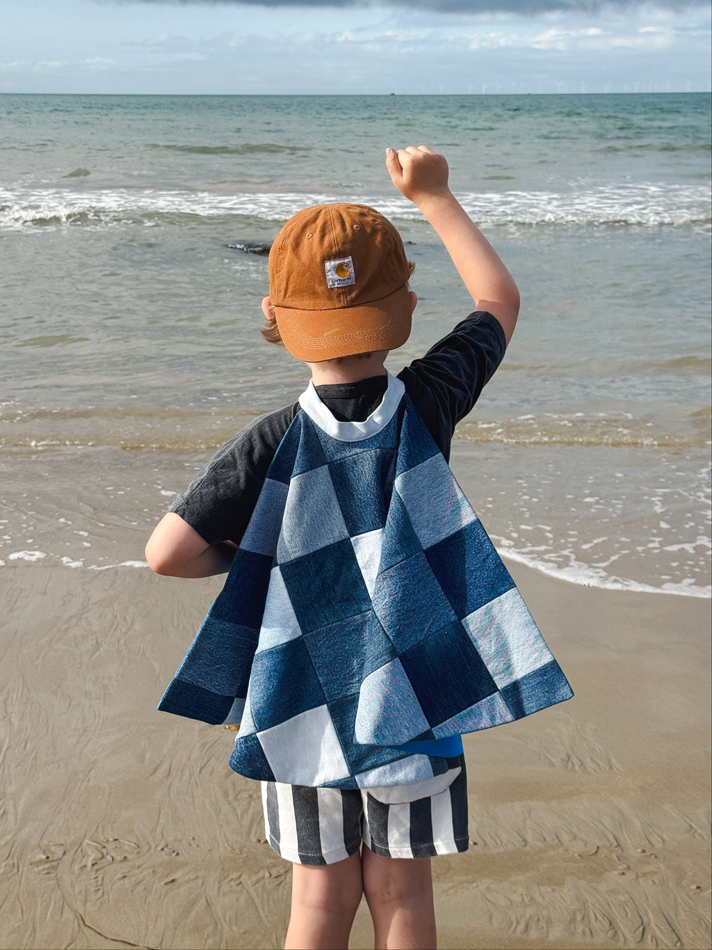 Recycled Levi's Customisable Kids Cape - One Size