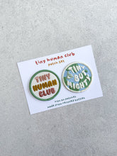 Load image into Gallery viewer, Tiny Human Club Embroidered Patch Set
