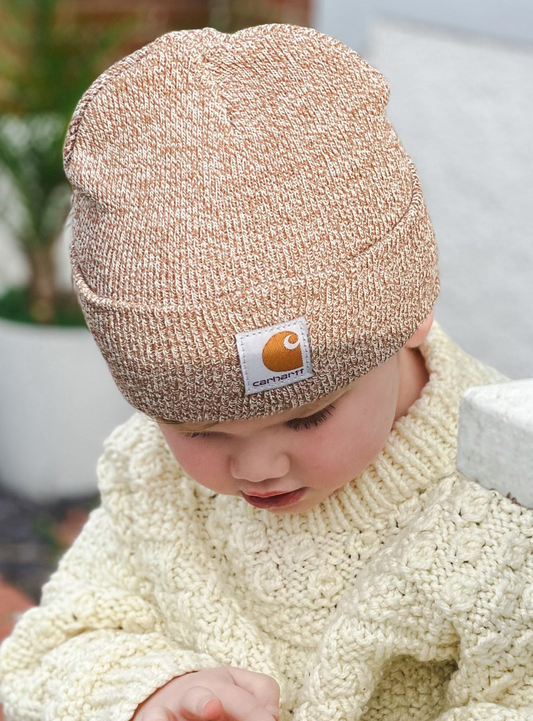 Carhartt Copper Marl Watch Hat - Toddler Size - Age 1-2 years