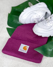Load image into Gallery viewer, Carhartt Plum Watch Hat - Infant Size - Age 0-12 months
