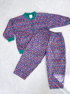 Vintage Geometric Block Print Two Piece - Age 2-3 years