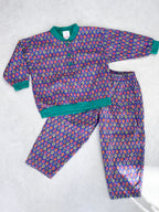Vintage Geometric Block Print Two Piece - Age 2-3 years