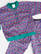 Vintage Geometric Block Print Two Piece - Age 2-3 years