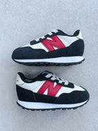 New Balance 237 Cream & White Trainers - UK Kids Size 4
