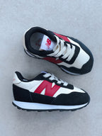 New Balance 237 Cream & White Trainers - UK Kids Size 4