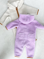 Carhartt Rare Lilac Teddy Fleece Snowsuit - Age 3 months