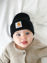 Load image into Gallery viewer, Carhartt Black Watch Hat - Infant Size - Age 0-12 months
