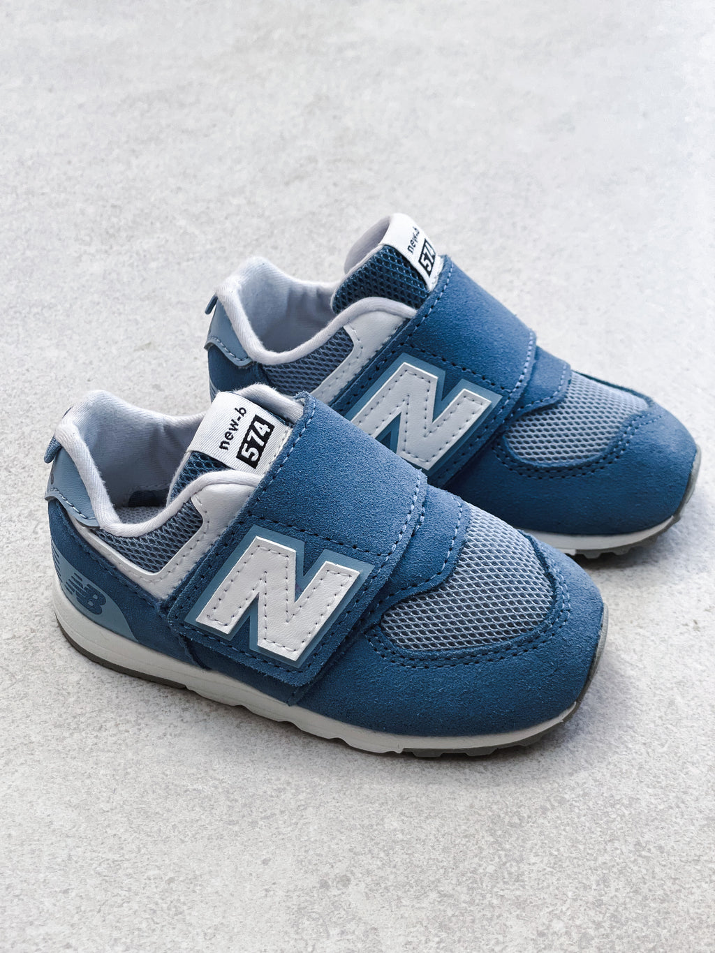 New Balance 574 Soft Blue NEW-B Trainers - UK Infant Size 4