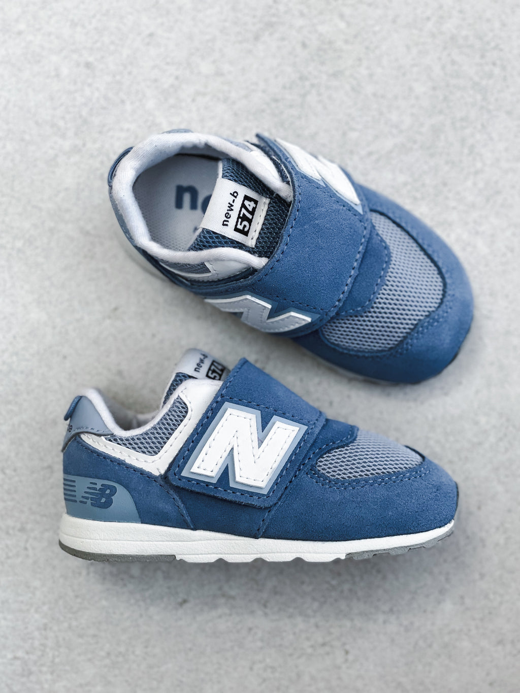 New Balance 574 Soft Blue NEW-B Trainers - UK Infant Size 4