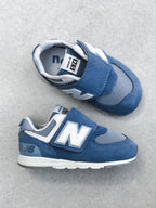 New Balance 574 Soft Blue NEW-B Trainers - UK Infant Size 4