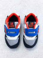 New Balance 996 Blue & Orange Trainers - UK Kids Size 4