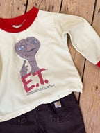 Vintage 1982 ET Long Sleeve Tee - Age 2T - READ DESCRIPTION