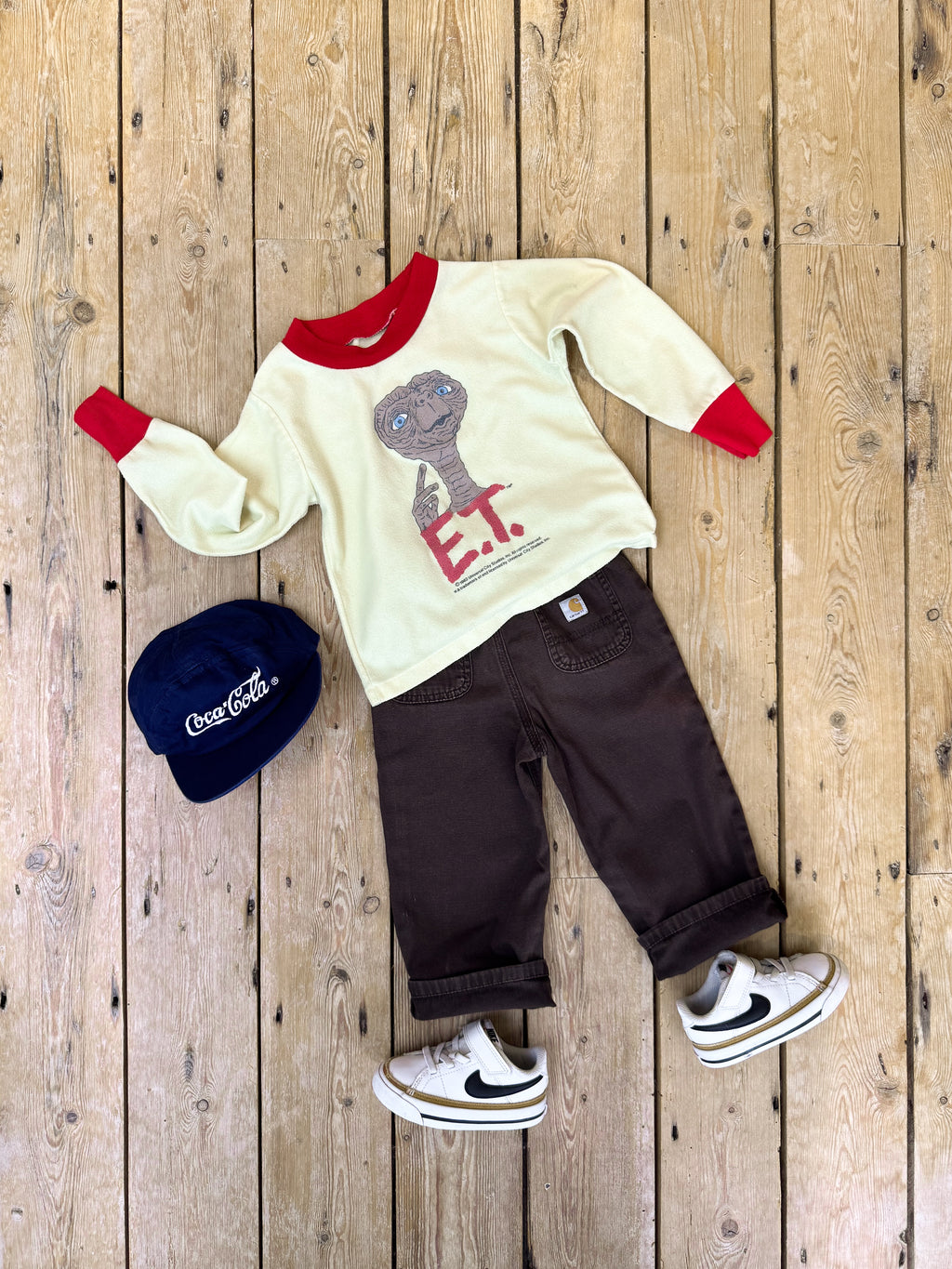 Vintage 1982 ET Long Sleeve Tee - Age 2T - READ DESCRIPTION