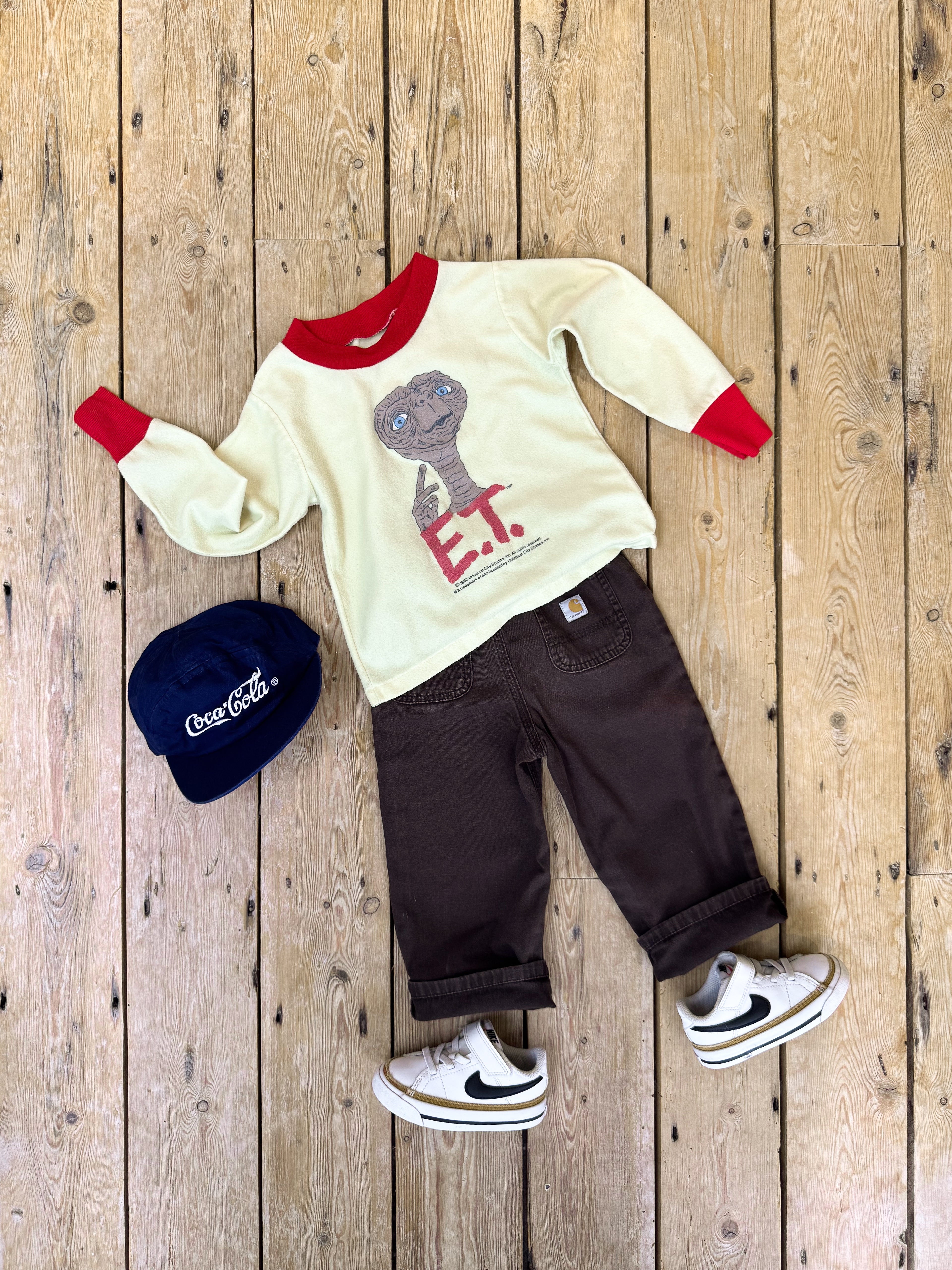 Vintage 1982 ET Long Sleeve Tee - Age 2T - READ DESCRIPTION