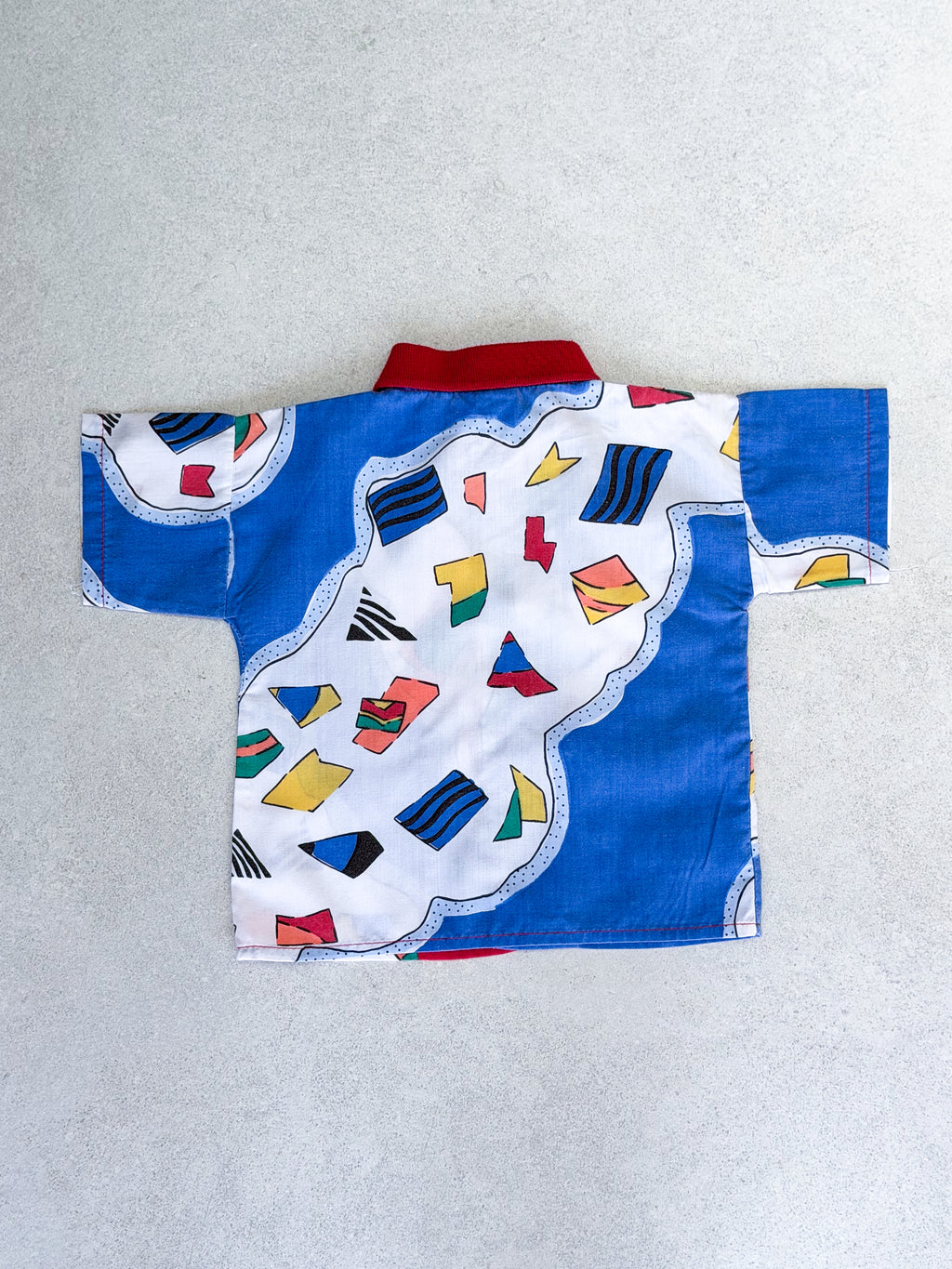 Vintage 90's Abstract Print Short Set - Age 12-18 months