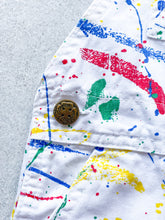 Load image into Gallery viewer, Osh Kosh Rare Paint Splatter Print Dungarees - Age 9 months
