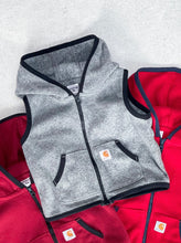 Load image into Gallery viewer, Carhartt Grey Fleece Gilet - Age 6-9 months
