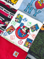 Vintage Disney 'Mickey Around the World' T-Shirt - Age 5-6 years