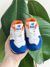 Load image into Gallery viewer, New Balance 574 Grey &amp; Navy Trainers - UK Infant Size 3.5
