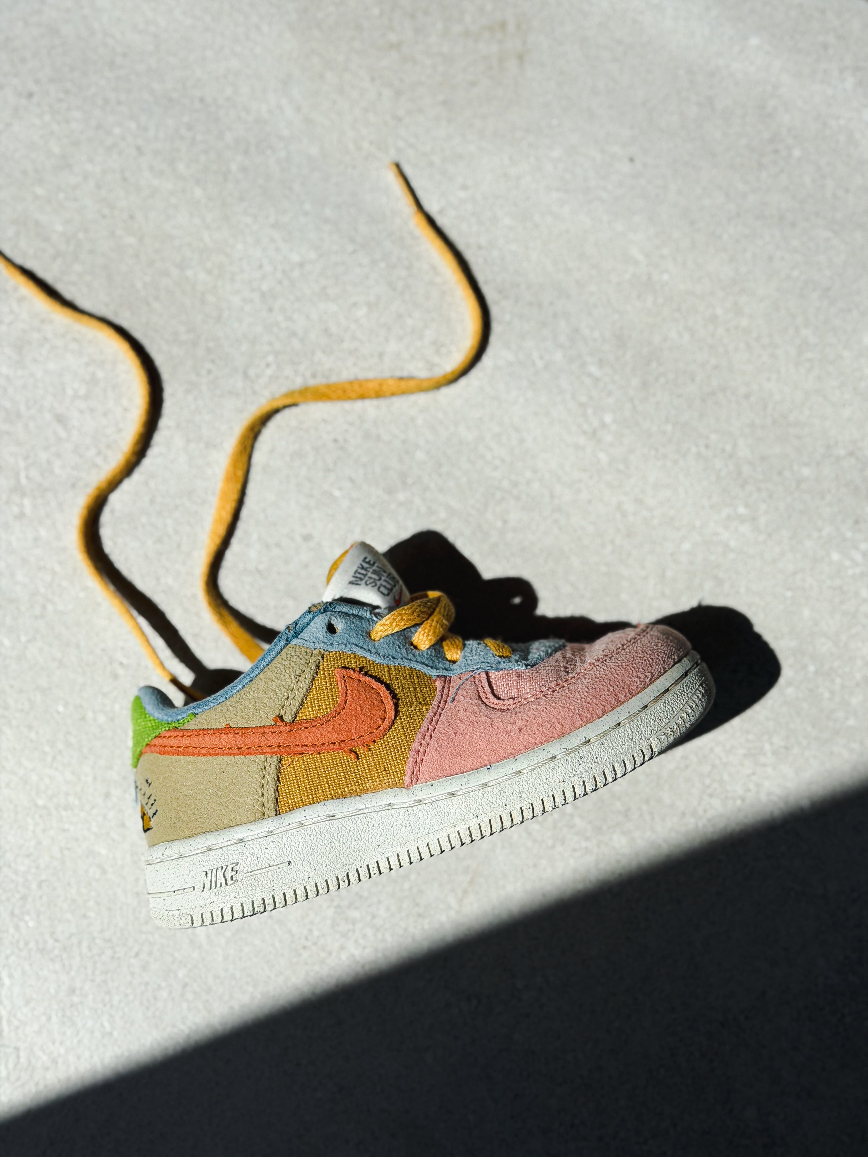 Nike Sun Club Pastel Colour Block Trainers - UK Infant Size 8.5