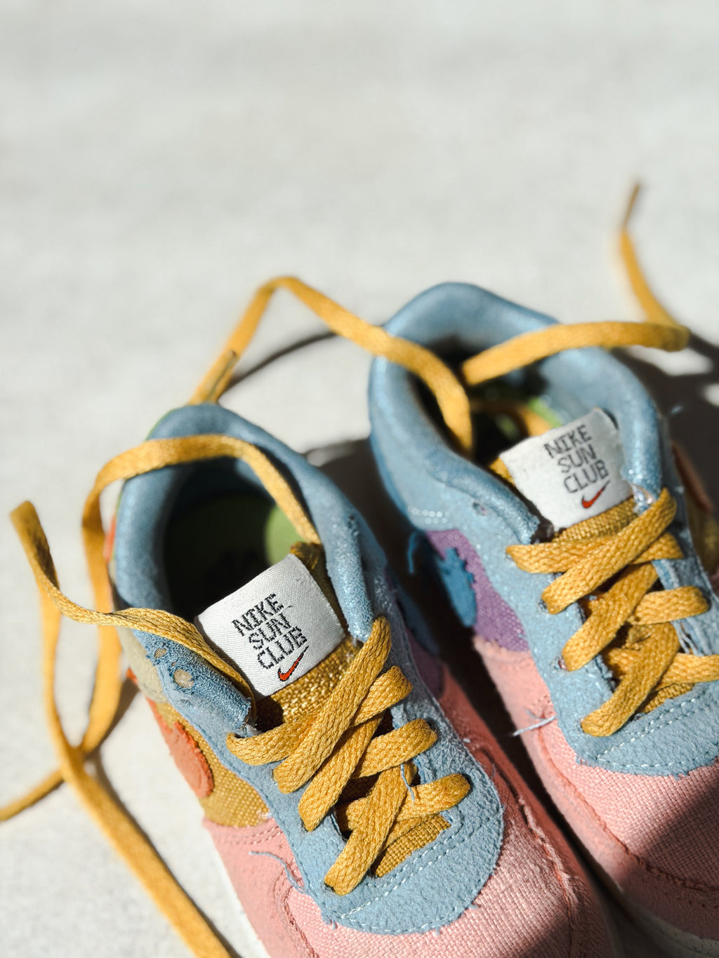 Nike Sun Club Pastel Colour Block Trainers - UK Infant Size 8.5