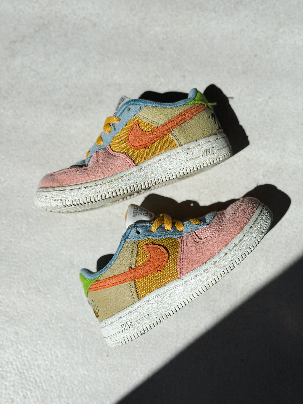 Nike Sun Club Pastel Colour Block Trainers - UK Infant Size 8.5