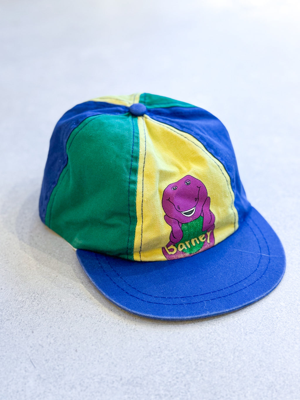 Vintage Barney Cap - Age 4-6 years