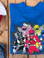 Vintage Power Rangers Sweatshirt - Age 6-7 years