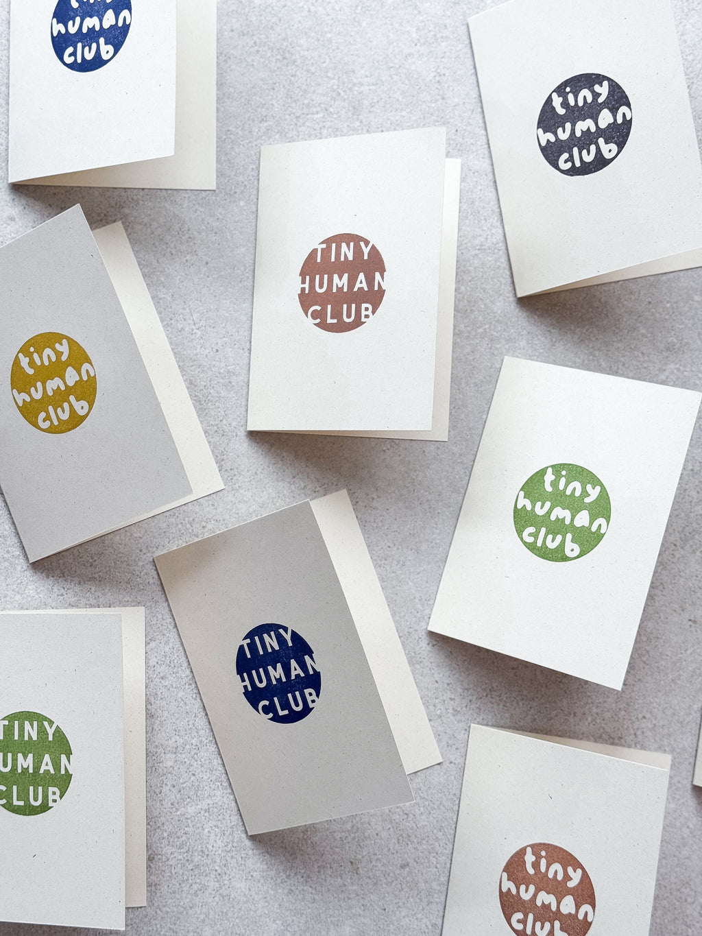 Tiny Human Club Greetings Card