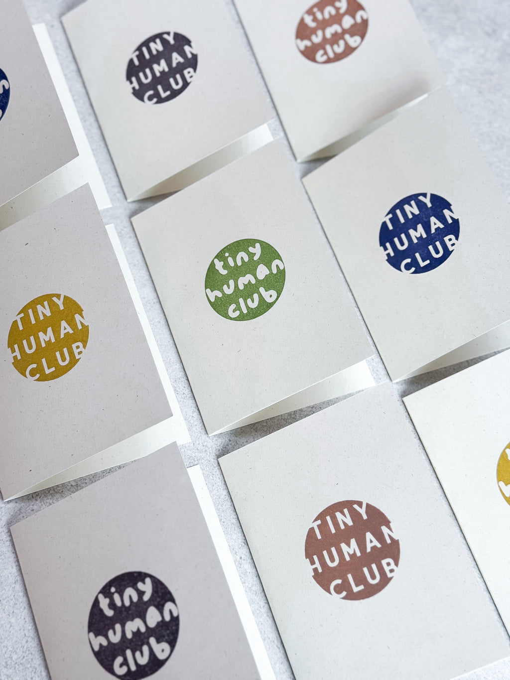 Tiny Human Club Greetings Card