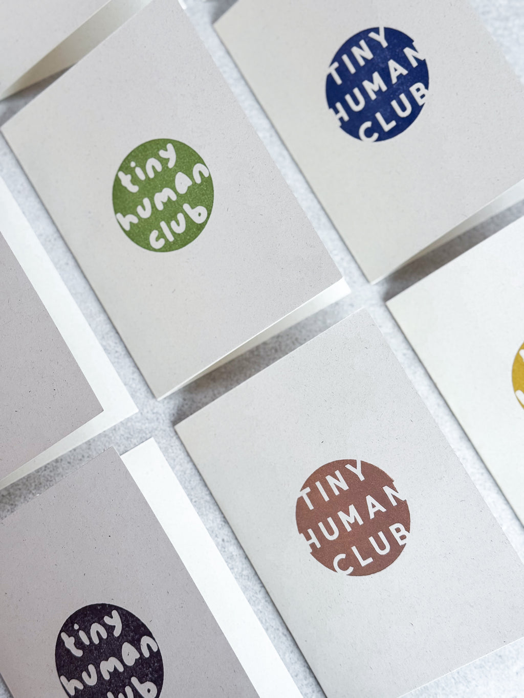 Tiny Human Club Greetings Card