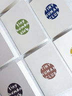 Tiny Human Club Greetings Card