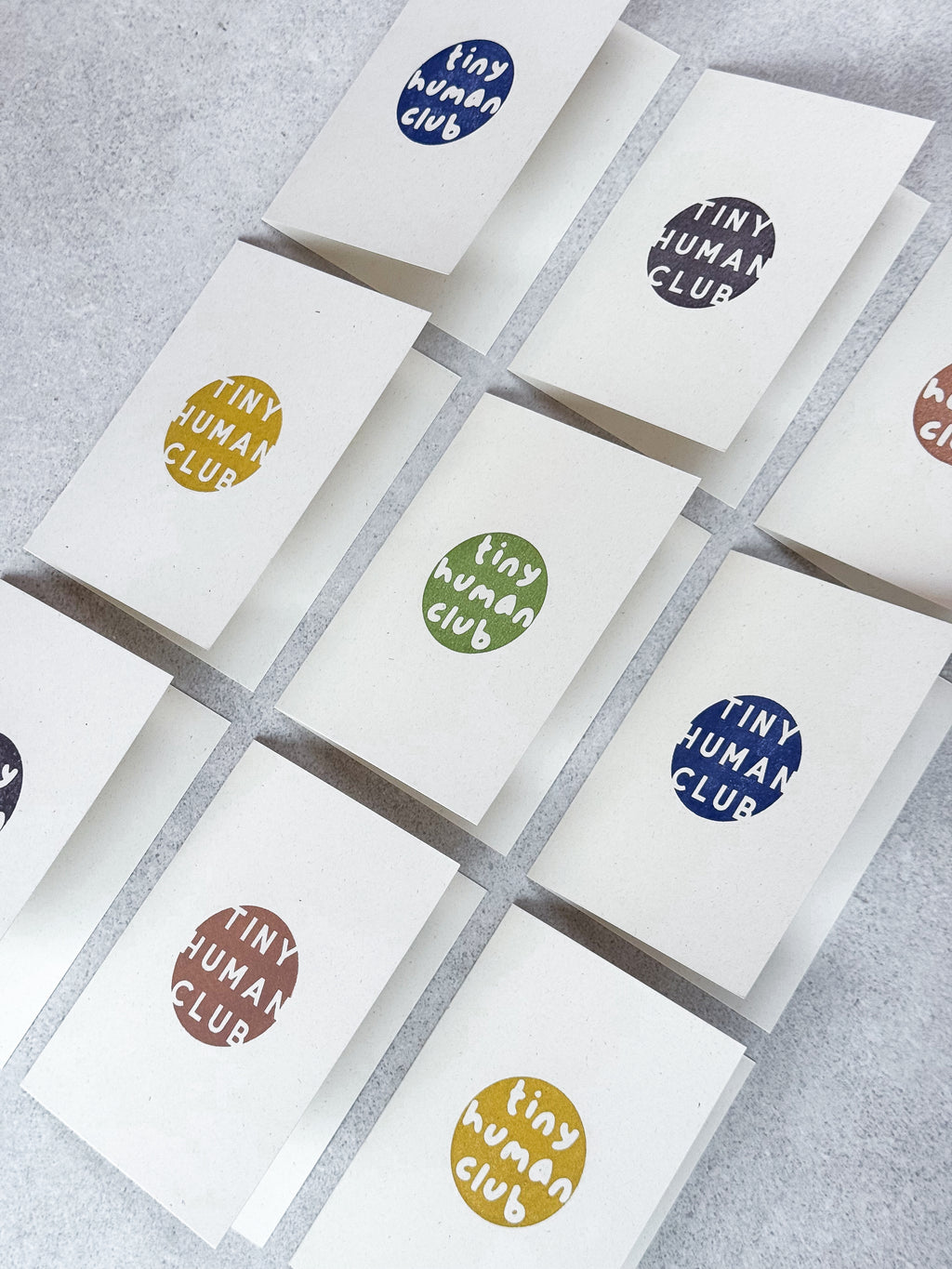 Tiny Human Club Greetings Card