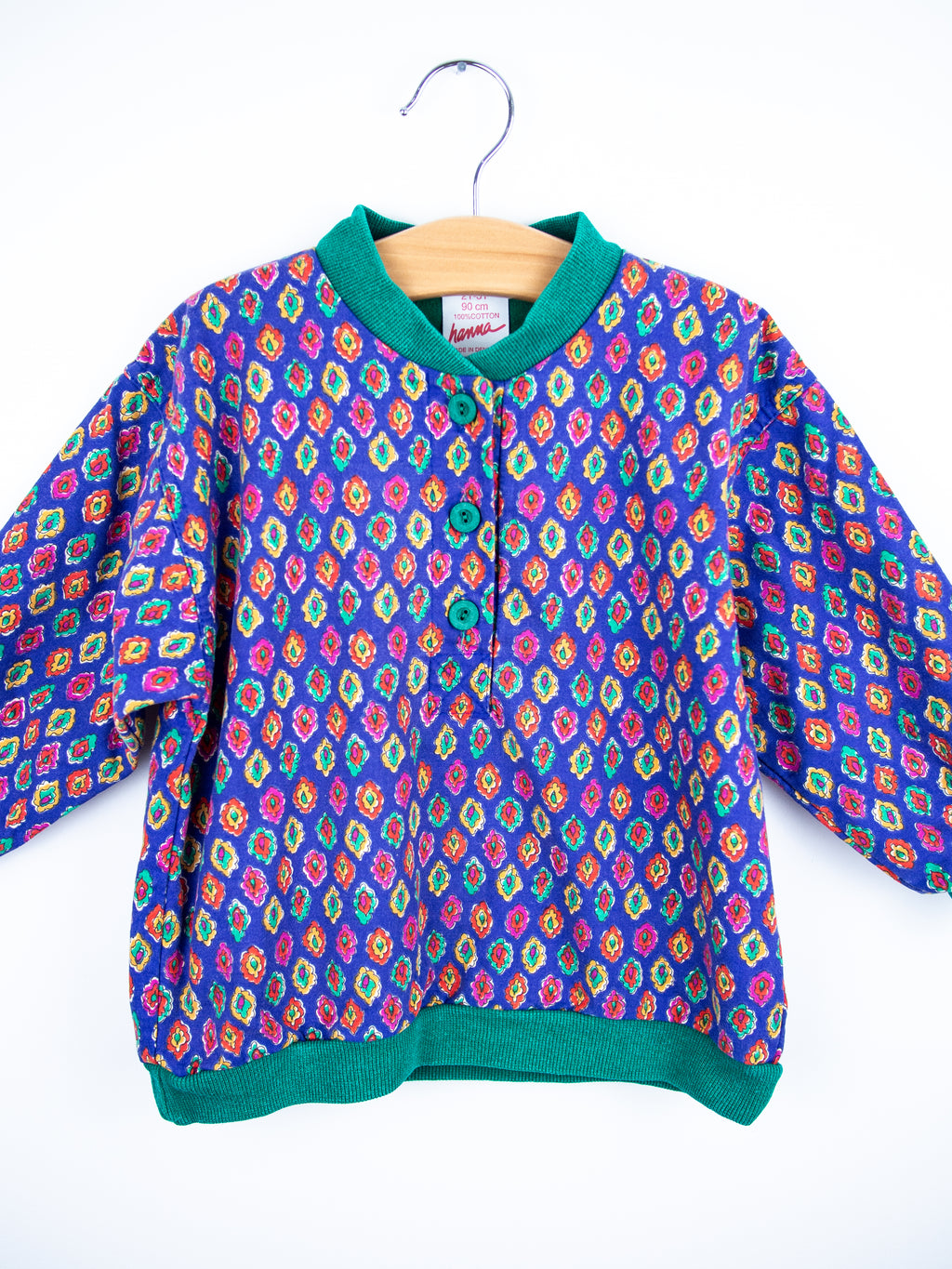 Vintage Geometric Block Print Two Piece - Age 2-3 years