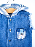 Vintage Little Rebels Cut Off Denim Vest - Age 2T