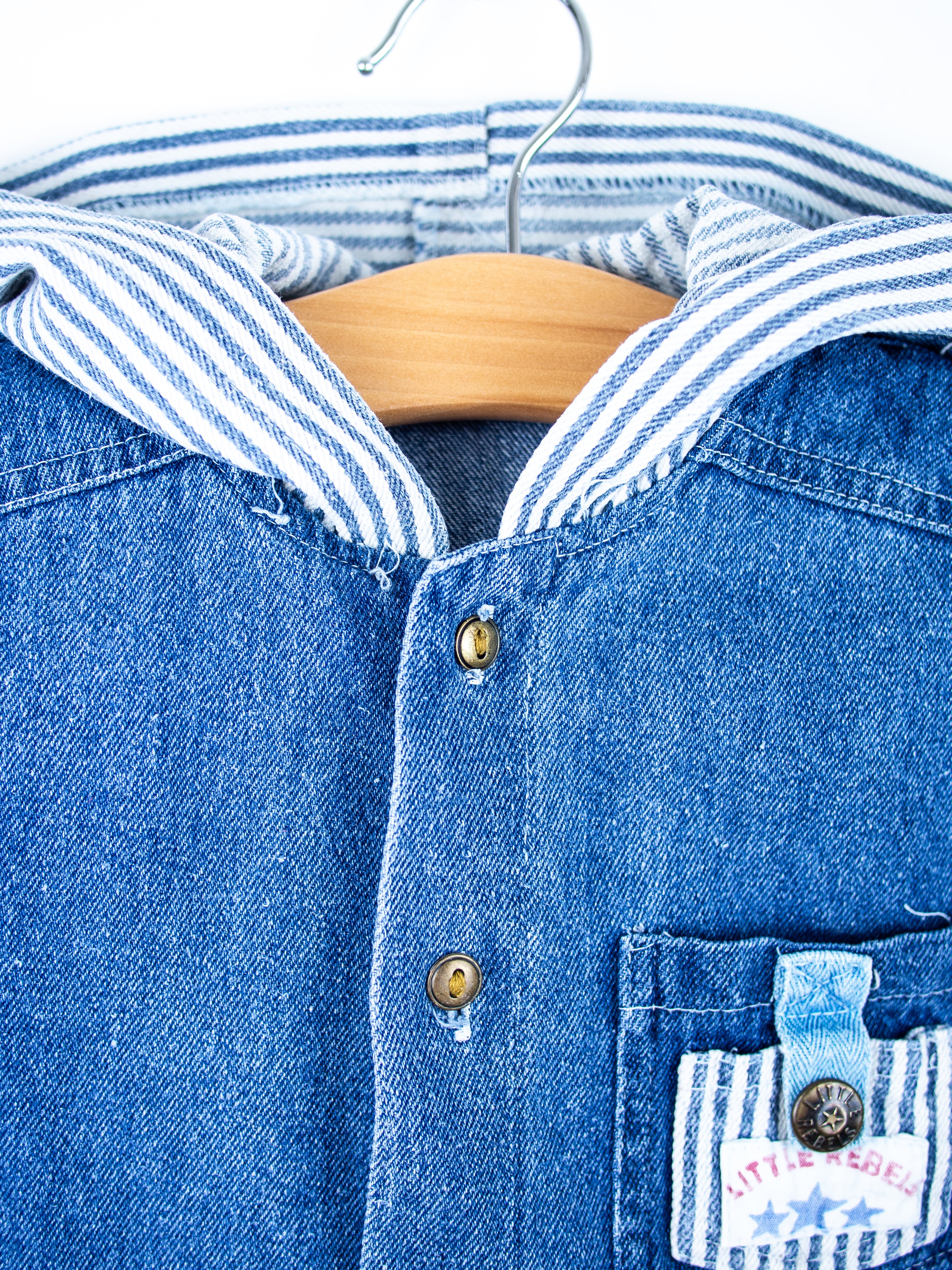 Vintage Little Rebels Cut Off Denim Vest - Age 2T