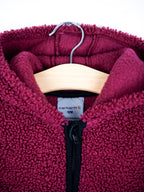 Carhartt Burgundy Teddy Fleece Snowsuit - Age 6-9 months