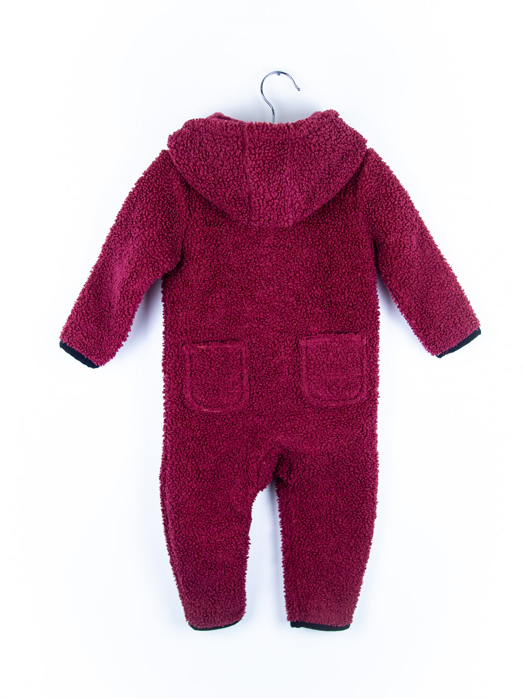 Carhartt Burgundy Teddy Fleece Snowsuit - Age 6-9 months
